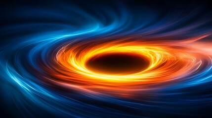 Poster - Abstract Swirling Vortex Energy Background