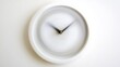 © Artelio - Blurred clock time passing quickly on white wall