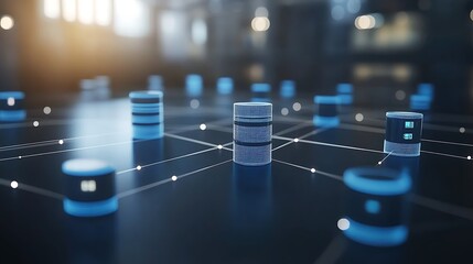 Futuristic Network Structure Representing Interconnectivity and Communication