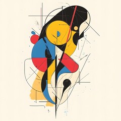 Poster - Abstract Whale Art