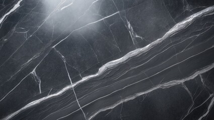 Fototapete - Granite is a highly polished stone with a glossy finish. Textured marble backdrop. High-resolution marble slabs. Dark grey marble for interior design purposes.