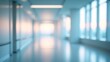 © AbstractAI - blur image background of corridor in hospital or clinic