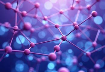 three-dimensional model of a molecular structure