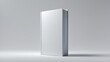 © pngking - A5 book cover mockup without design, featuring front and spine, upright position.