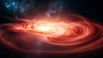 Wall Mural - dynamic flight through hyperspace in deep space with vivid nebula and starry sky, illustrating fast 