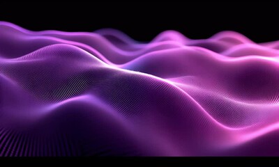 Fototapete - Abstract purple wave pattern, digital design