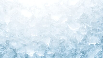 Poster - Ice texture with light reflecting, creating a cool and refreshing visual effect.