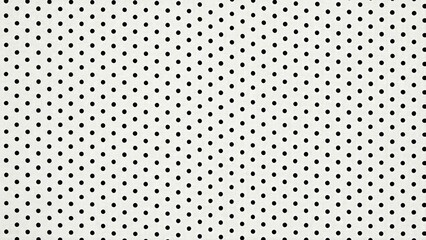 Wall Mural - minimalist black polka dot pattern: retro repeatable tessellation background texture