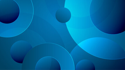 blue abstract geometric background with a detailed vector illustration