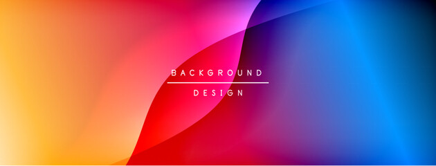 Leinwandbilder - Gradient and shadow wave line geometric background. Vector Illustration For Wallpaper, Banner, Background, Card, Book Illustration, landing page