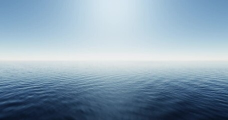 Wall Mural - wave sea beach and blue sky abstract background. nature and summer concept. 3d render.