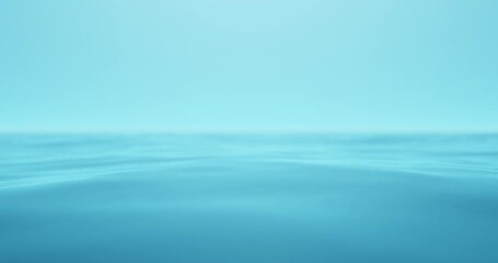 Wall Mural - wave sea beach and blue sky abstract background. nature and summer concept. 3d render.