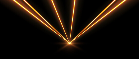 Wall Mural - laser beams, concert or nightclub spotlights light effect. lasers in motion, abstract perspective ba