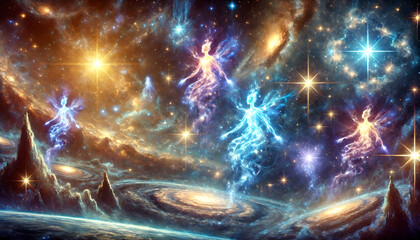 the birth of blue life in space
