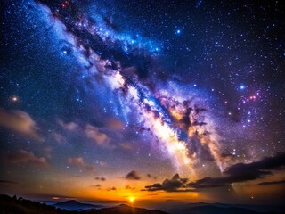 Wall Mural - Stunning Night Sky: Millions of Stars with Deep Depth of Field