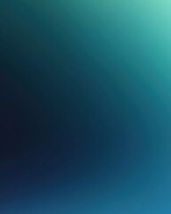 Wall Mural - A bright teal and navy blue gradient. Featuring teal tones merging into deep navy blue