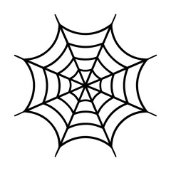 spider web line art illustration