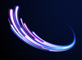 Wall Mural - surreal neon vortexes: a spectacular display of rotating and spinning energy hoops, creating a beaut