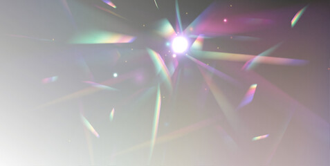 Wall Mural - neon dreamscape of interwoven lights: a futuristic blend of purple, blue, and green rays in a hypnot