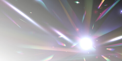 Wall Mural - neon dreamscape of interwoven lights: a futuristic blend of purple, blue, and green rays in a hypnot