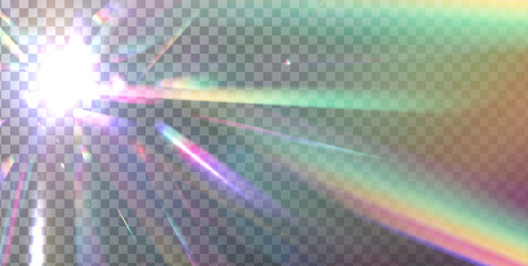 Wall Mural - hypnotic prism reflection: a kaleidoscopic fusion of diagonal light streaks, gradient colors, and a 