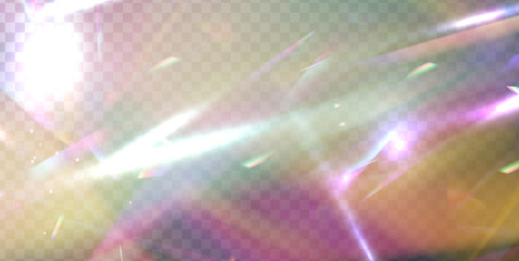 Wall Mural - cosmic luminance symphony: a stunning visual exploration of refracted light and diagonal geometric f