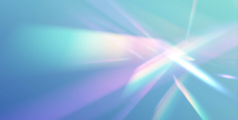 Wall Mural - cosmic luminance symphony: a stunning visual exploration of refracted light and diagonal geometric f