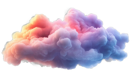 Wall Mural - Soft gradient of colorful clouds