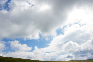 Wall Mural - cloudy nature weather. summer sky background