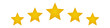 © Volodymyr2 - Five stars customer product review icon. 5 yellow star rating feedback for website, app, ui illustration.
