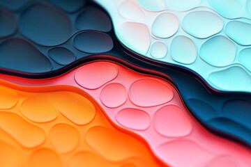 Fototapete - abstract background with colorful shapes