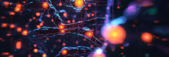Poster - a digital image of a human body