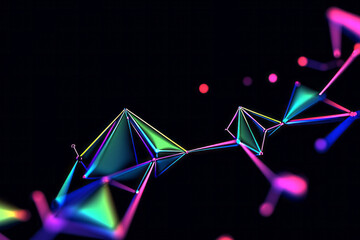 Fototapete - a black background
