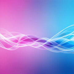 Wall Mural - close up, abstract background of modern tech gradient waves in blue and pink hues, technology, moder