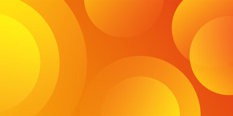 Wall Mural - abstract orange circular background. dynamic sound wave. design element. vector illustration