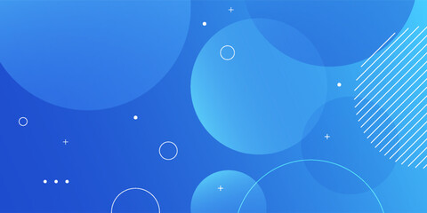 Wall Mural - abstract blue circle background with a smooth blue gradient. features geometric patterns, ideal for 