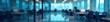© jarin - Abstract blue blurred office interior, modern design, bokeh effect, shade, abstract