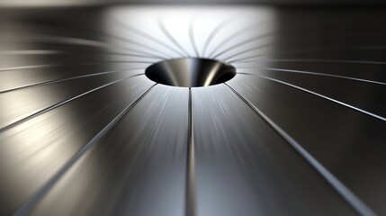 Wall Mural - an abstract image of a circular shape with a hole in the center.