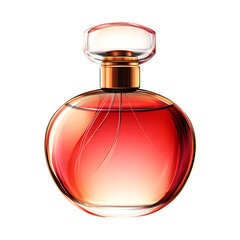 Wall Mural - perfume cartoon isolated on white background full depth of field