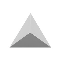 Elegant minimalist pyramid illustration on transparent background, suitable for various creative projects and designs.