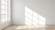 © Sk siam - Bright Minimalist Room With Natural Light and Wooden Flooring