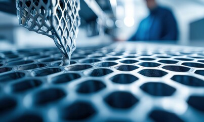 3D Printer Creates Metal Net