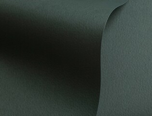 Wall Mural - dark green paper background with a rough, organic texture and a subtle gradient effect. deep, natura