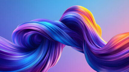 Wall Mural - a vivid and colorful abstract background featuring dynamic overlays in bright colors blending seamle