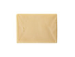 © Denis Rozhnovsky - A rectangular block of fresh, creamy butter with a smooth texture and a pale yellow hue, isolated on a white background.