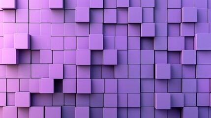 Fototapete - Purple background with purple blocks. The blocks are arranged in a way that creates a sense of depth and texture. The image has a calming and soothing effect