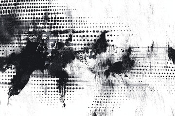 Wall Mural - subtle halftone grunge urban vector. distressed texture. grunge background. abstract mild textured e