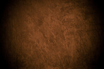 Aufkleber - Old wall texture cement dark black brown background abstract grey color design are light with white gradient background.
