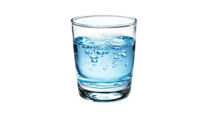 Wall Mural - Cool, refreshing glass of ice water, a healthy lifestyle choice for hydration refreshing