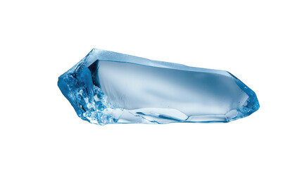 Wall Mural - cool blue ice on black background, a study of texture and light in frozen water cool